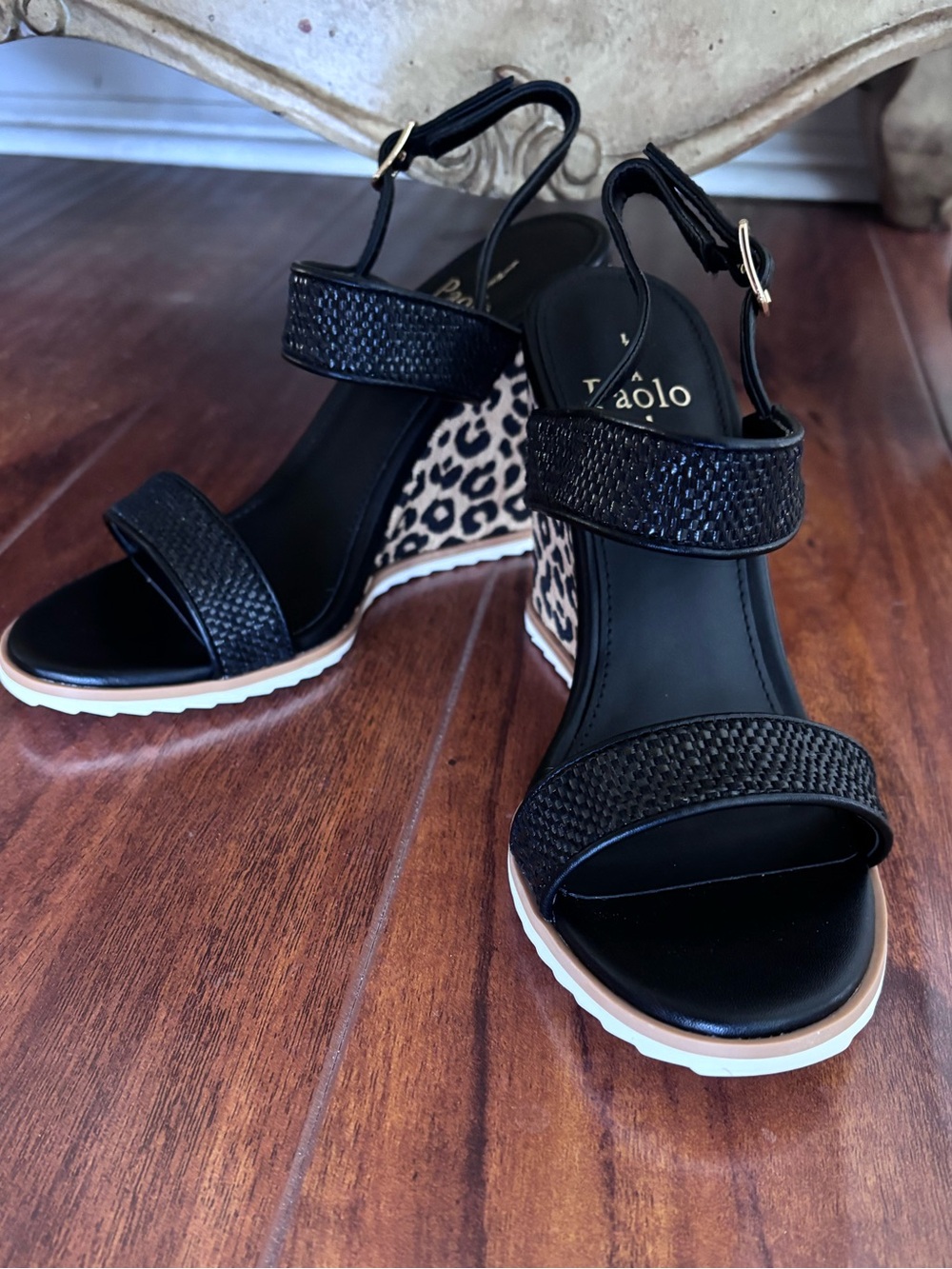 Linea Paolo EDITH Women's Woven High Wedge Sport Sandals